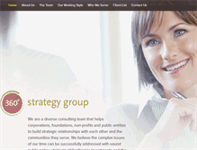 Tablet Screenshot of 360strategygroup.com